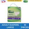 Depend Adult Diapers - Large 10pcs