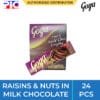 Goya Bar 35g - Raisins & Nuts in Milk Chocolate