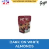 Goya Dragees - Dark on White Almonds