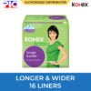 Kotex Fresh Liners - Longer & Wider 16 Liners