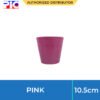 Soft Plastic Plant Pot - Pink 10.5cm