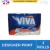 VIVA Paper Towels - Designer Print 3 Rolls